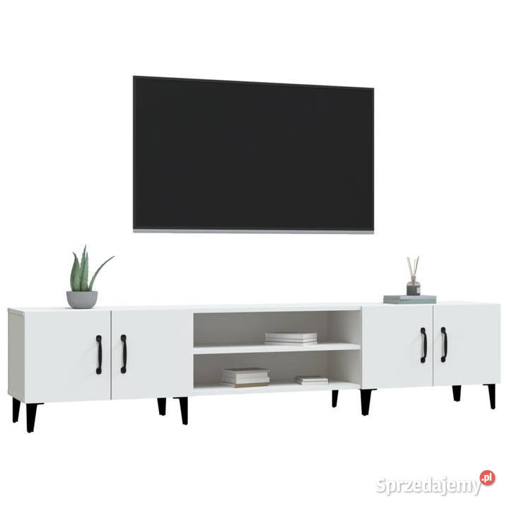Szafka pod TV biała 180x315x40 materiał Warszawa