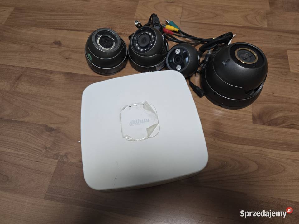 Rejestrator Dahua 4 kanałowy CVI 4 kamery kpl Kamery sprzedam