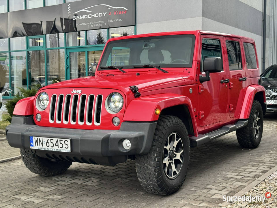 Jeep Wrangler Sahara Unlimited 286 Krajowy tempomat Węgrzce