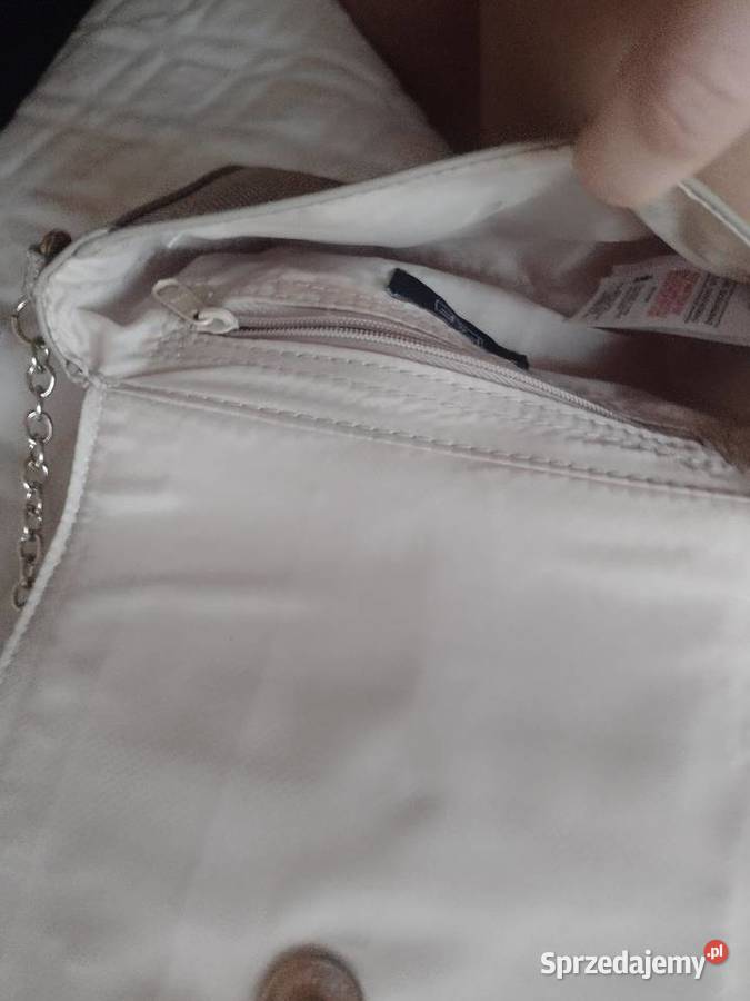 Złota torebka listonoszka brokatowa z Londynu Kraków sprzedam