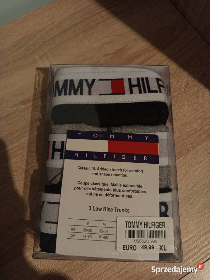 Bokserki Męskie 3 pary Tommy Hilfiger L XL mazowieckie Warszawa