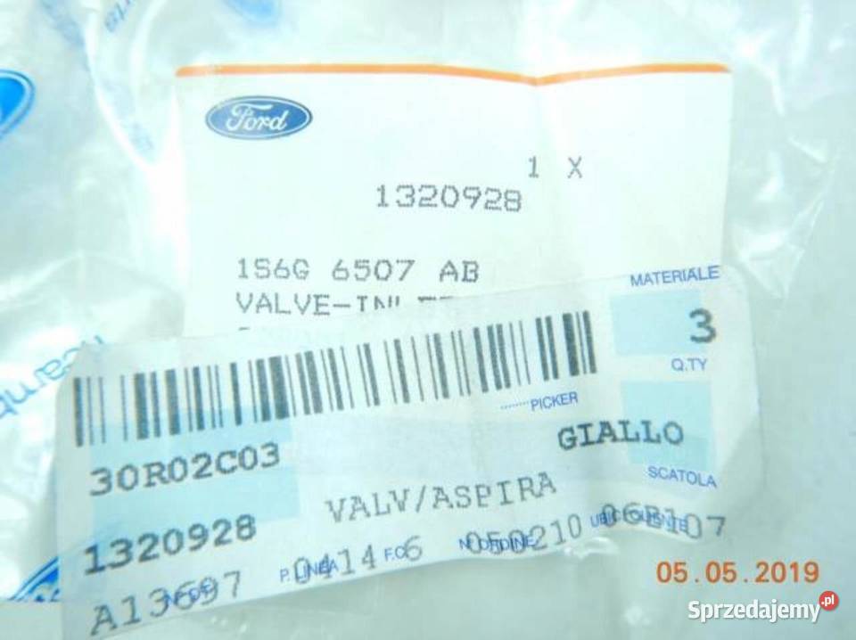 ZAWÓR SSĄCY FORD FIESTA 9502 14 16 1320928 osobowe lubelskie