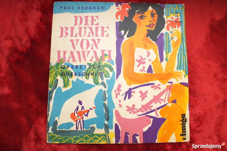 Płyta winylowa szelakowa Die blume von Hawaii Żary sprzedam