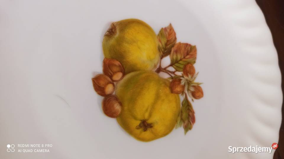 Talerzyk deserowy z owocami Hartporzellan sprzedam