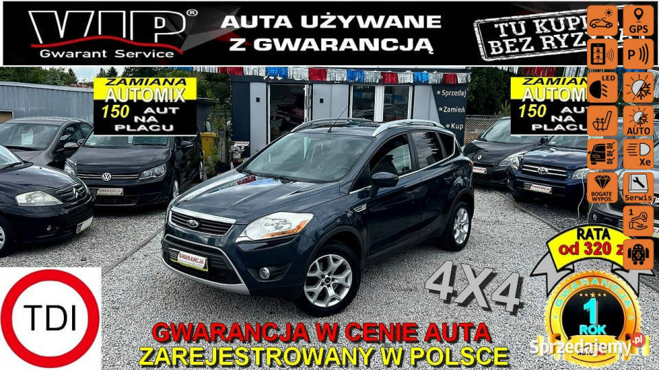 Ford Kuga SPRZEDANY 20 TDCI przebieg 162 Hak Świdnica