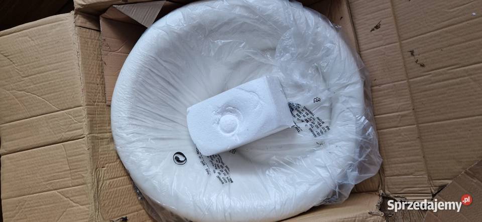 Nowy fotel kubełkowy ekoskóra biały Poznań sprzedam