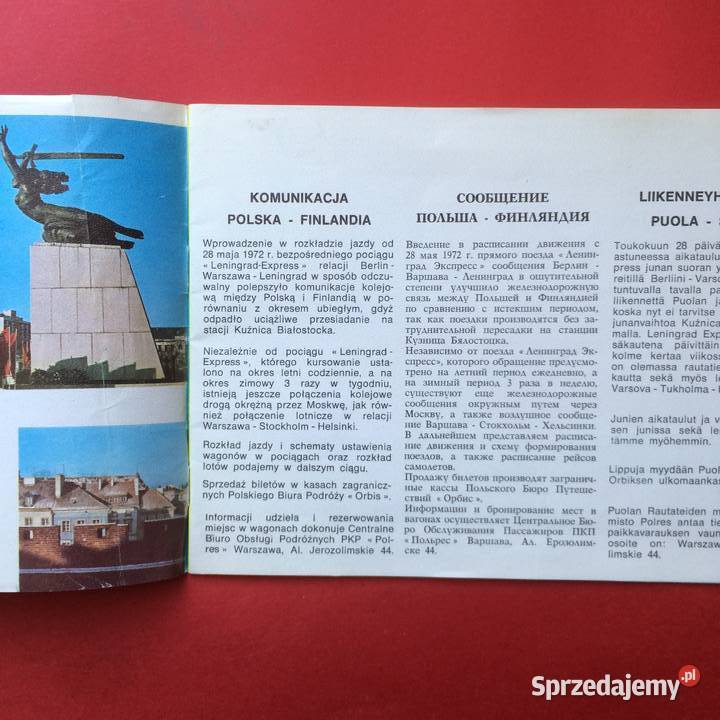 1401 Informator PKP Polska Finlandia Szczecin