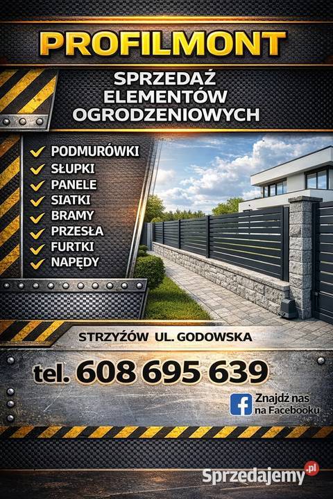 Ogrodzenie Panelowe Bramy Furtki Siatki i panele Strzyżów