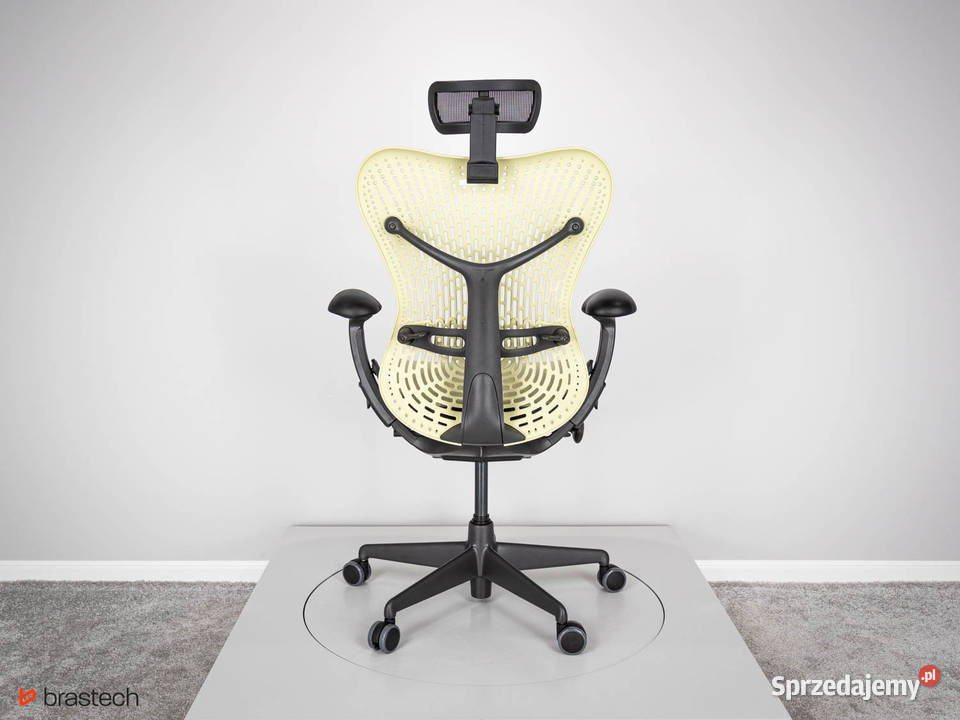 Fotel biurowy Herman Miller Mirra z zagłówkiem Sątoczno
