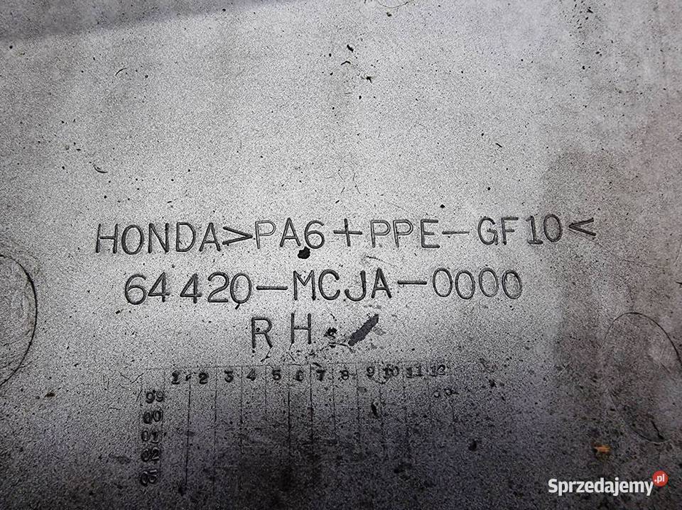OSŁONA MOTOCYKL HONDA CBR 900 RR 64420MCJA0000 osobowe kujawsko-pomorskie Lipno sprzedam