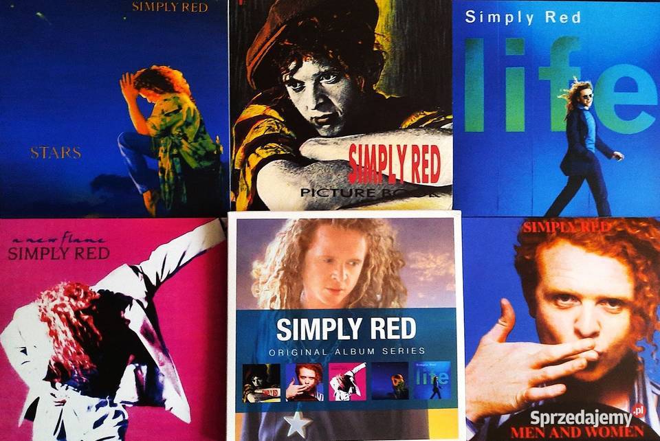 Super Zestaw 5 Płytowy CD SIMPLY RED Wersja CD Warszawa
