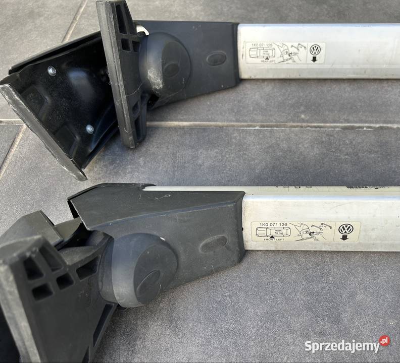 Bagażnik dachowy belki bazowe VW Golf 5 6