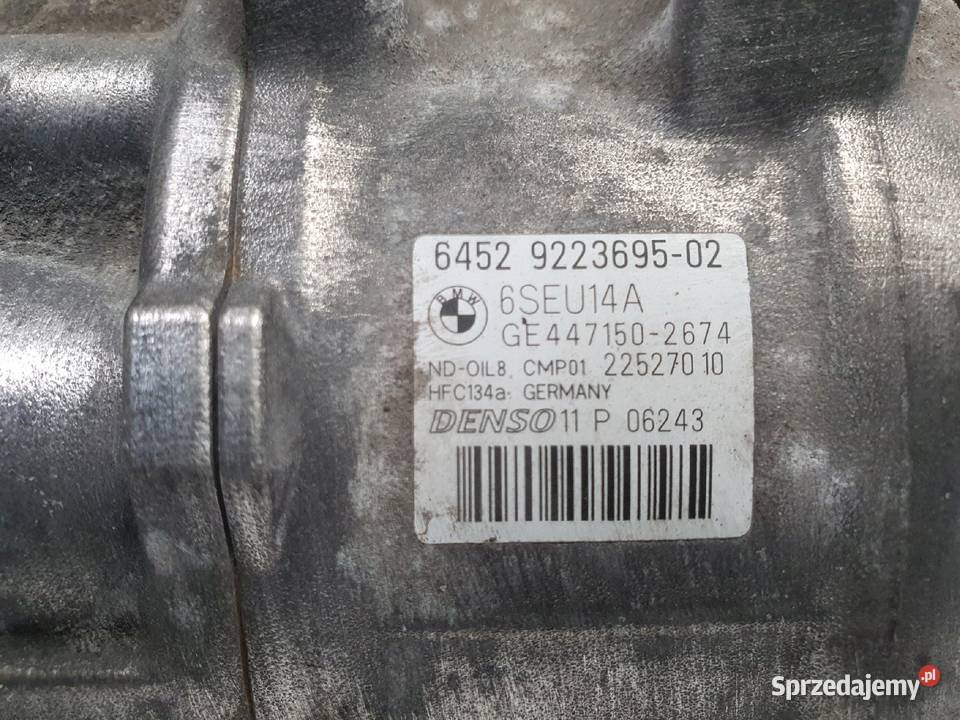 BMW F20 20 D SPRĘŻARKA KLIMATYZACJI pompa lubelskie Janów