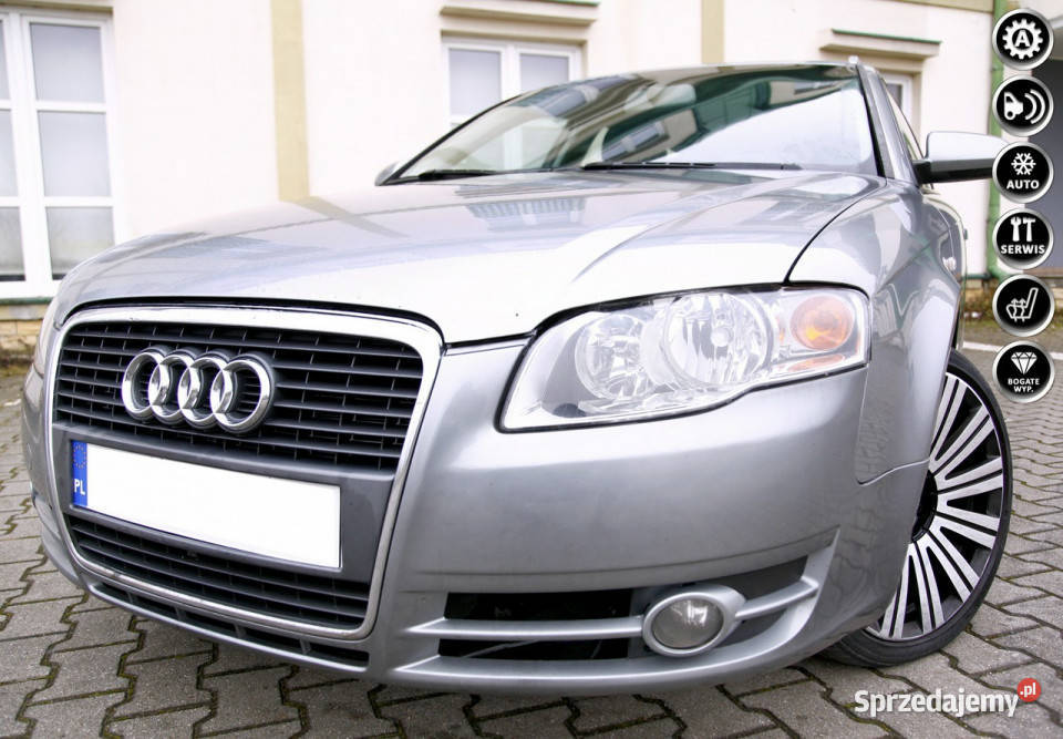 Audi A4 Tdi/Automat/Klimatronic/Parktronic/ Serwisowany/Zarejestrowany/ B7…