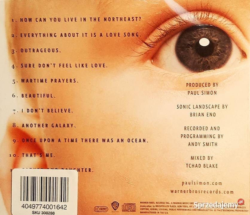 CD Nowa Album CD Legenda Muzyki PAUL SIMON Album 1 płyta Poznań sprzedam