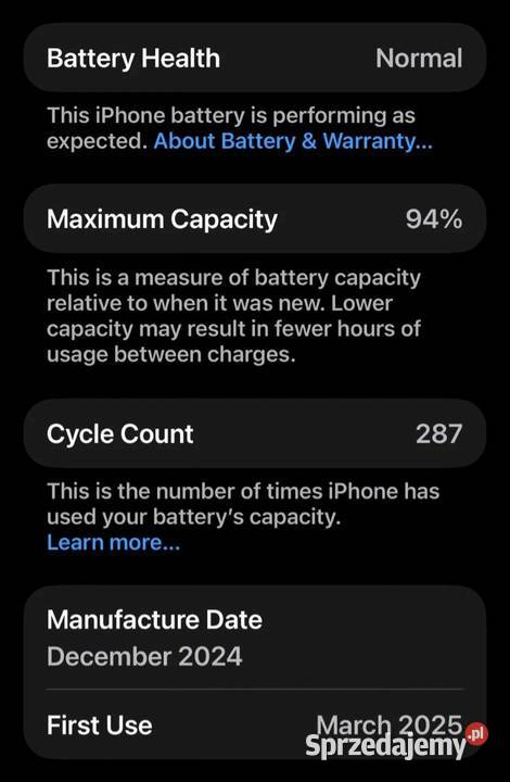 Apple iPhone 16 Pro 256GB Czarny tytan A3296 Apple Słubice