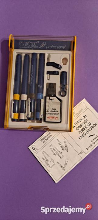 RAPIDOGRAF komplet 4 sztuk RYSTOR Super Artykuły szkolne
