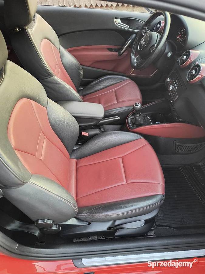Audi A1 benzyna ful led czerwona perła Jabłonka sprzedam