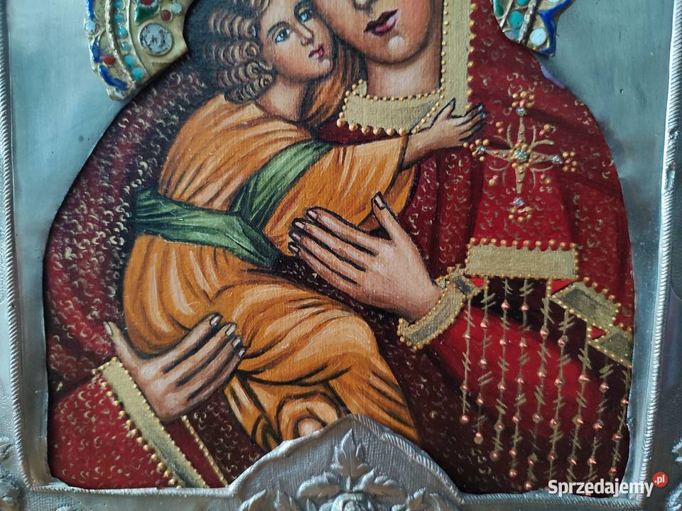 Piękna ikona Matka Boska Miłująca