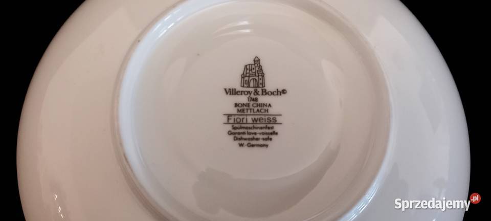 Talerz Villeroy Boch Fiori Weiss