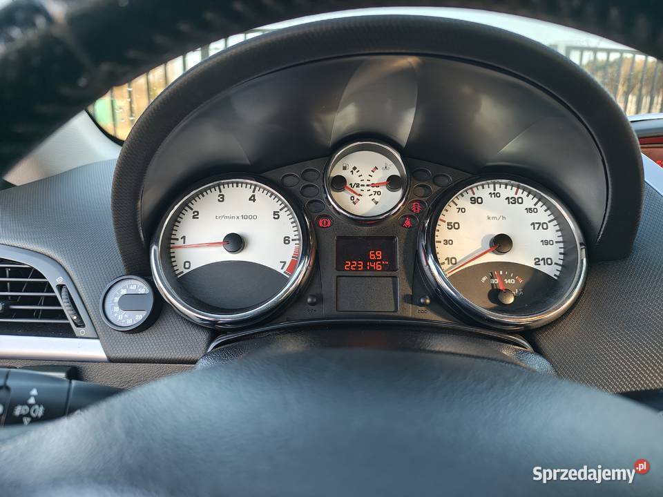 Peugeot 207cc Cabrio blue wielkopolskie