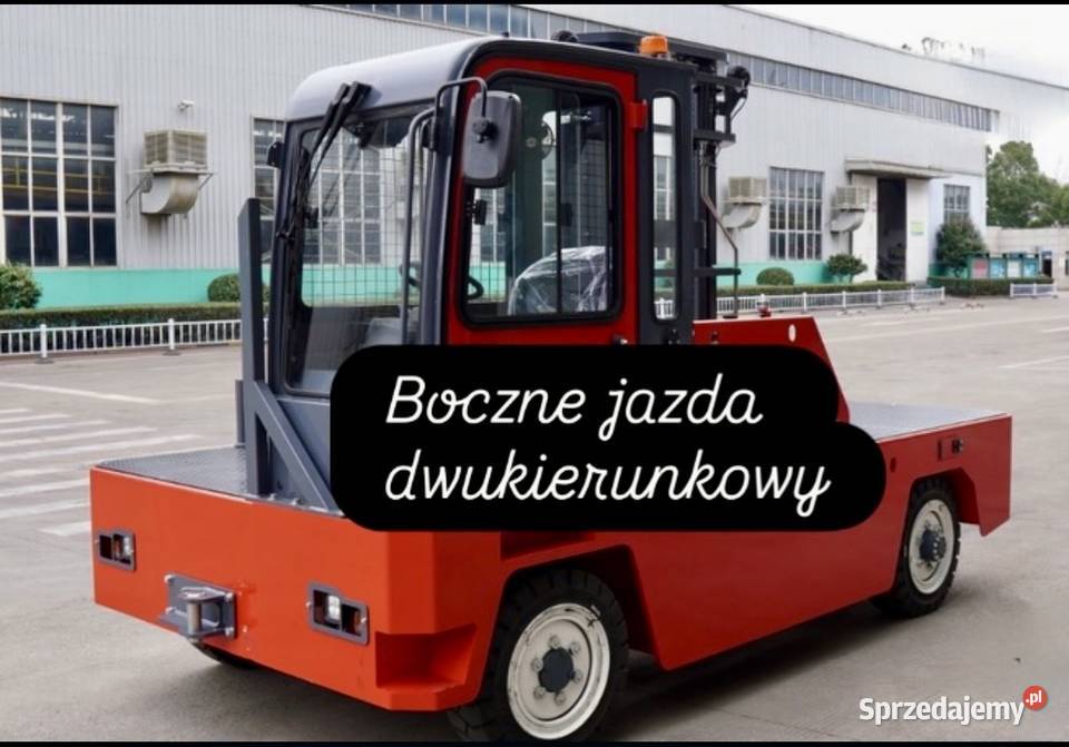 Boczny wózek widłowy 3 tonowy NOWY platformowy pomorskie Gdynia