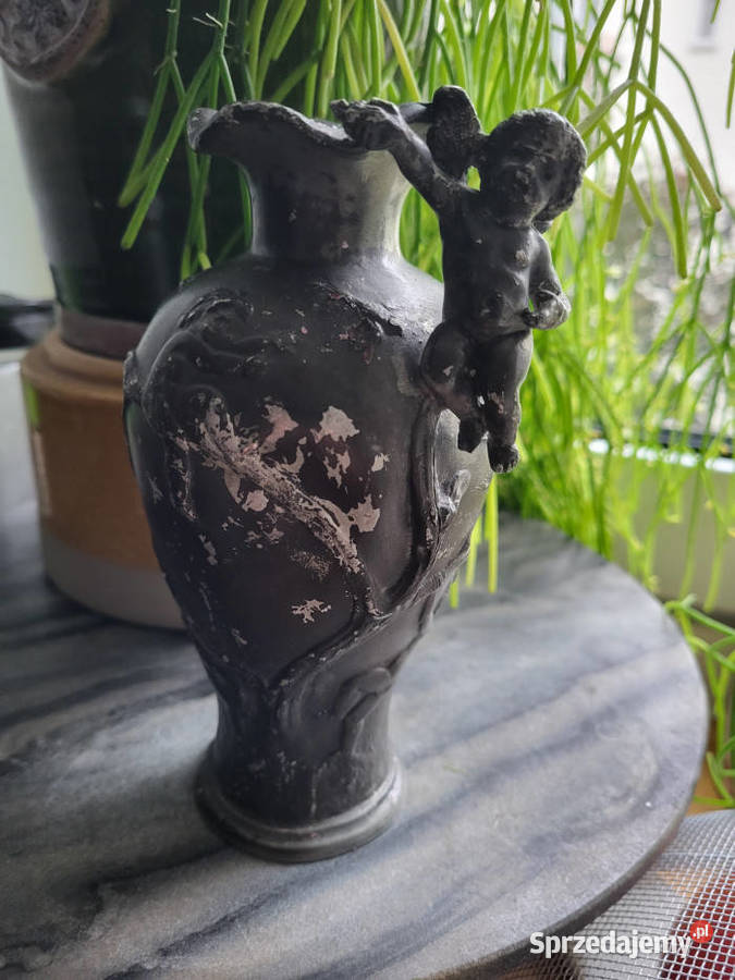 Wazon z amorkiem Paris Tainigaranti Antyki Warszawa