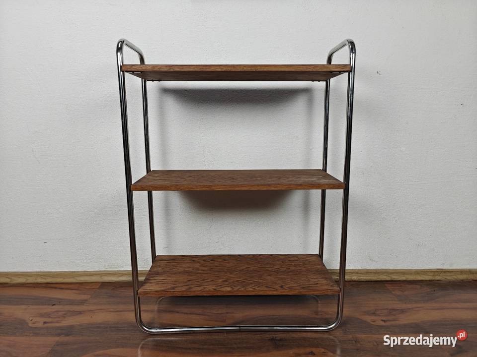 Regał pomocnik w stylu Bauhaus Dąb Chrom
Półki mazowieckie Warszawa