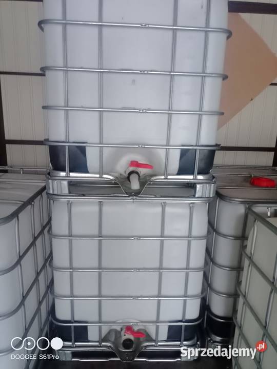 Zbiornik 1000 litrów mauzer Zbiorniki na deszczówkę Masłów Drugi