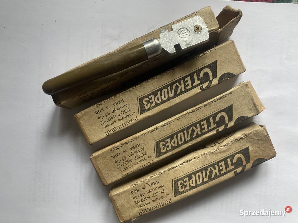 Nóż do cięcia szkła ruskie Zielonka