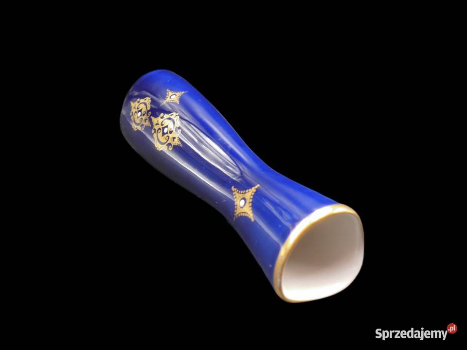 Porcelanowy kobaltowy wazon GDR Raszków sprzedam