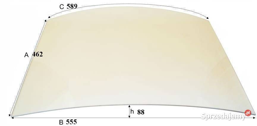 Szkło kominkowe koza AB szyba gięta panorama Skawina