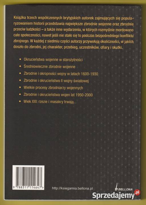 RZEZIE MASAKRY I ZBRODNIE WOJENNE STAROŻYTNOŚCI Pozostałe łódzkie Łódź