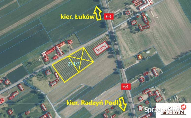 sprzedaży gruntu Stok 3200m2