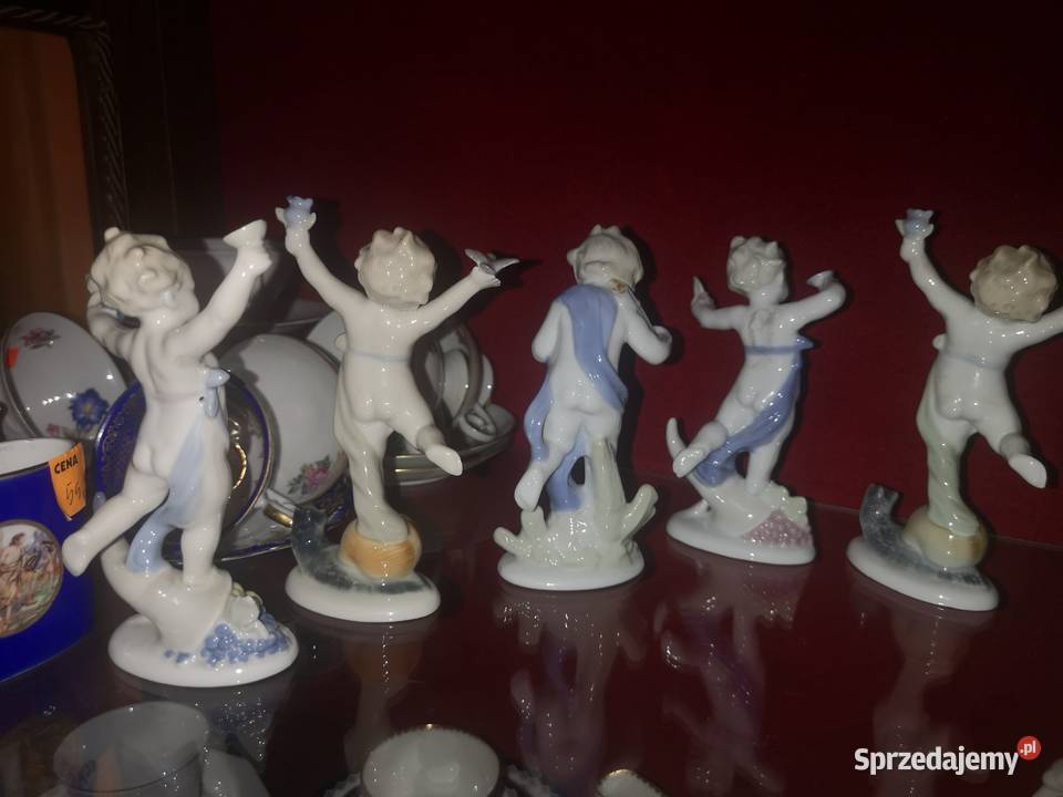 Figurka Illmenau kupidyn Porcelana i szkło Gdańsk