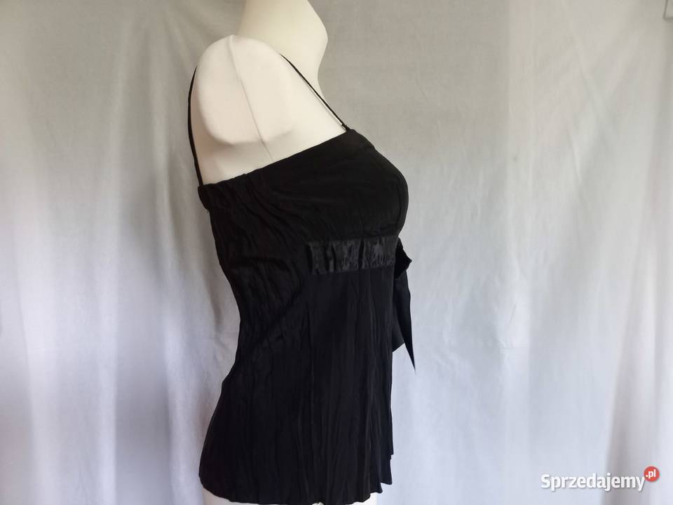 TOP czarny BLUZKA r 38 glamour Amaranto NOWY podlaskie Białystok