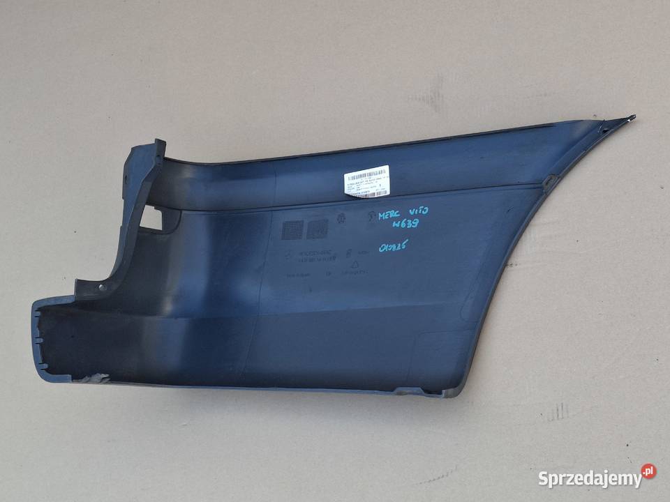 MERCEDES VITO W639 NAROŻNIK ZDERZAKA LEWY TYŁ Bieleń