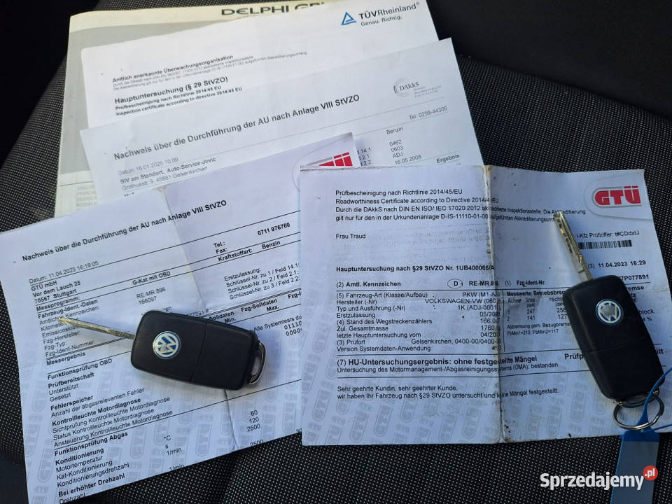 Volkswagen Golf 16 MPi Ładny z NiEMiEC ALUFELGi garażowany Olsztyn