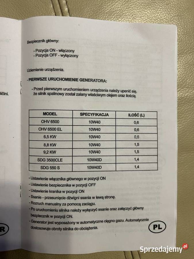 Agregat StarkVolt EXC 630 Elektronika Zalasewo