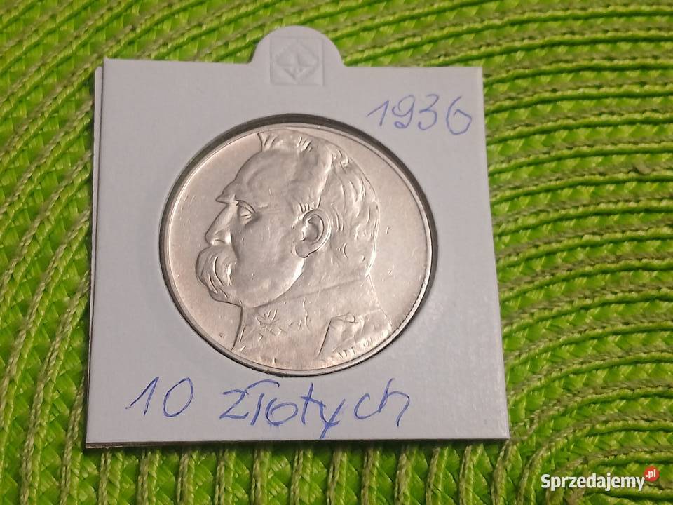 moneta srebrna polska 10 złotych z 1936r