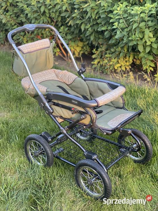 Wózek dziecięcy Roan Marita 2w1 oliwkowy wygodny Warzymice