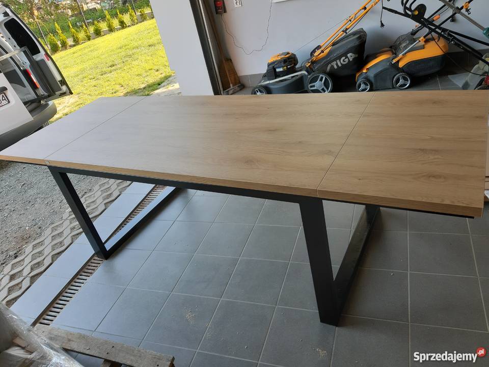 Stol industrialny dab słoneczny nowość Grzybno