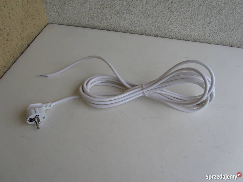 Kabel przewód elektryczny z wtyczką 2 x 05mm2 Olecko