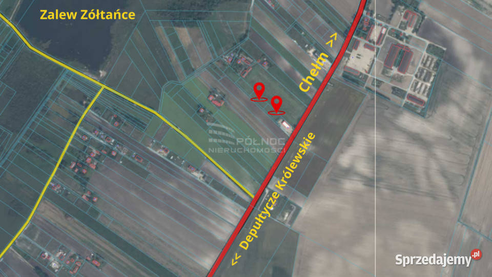 Dwie działki budowlane zalewie Zółtańce budowlana Żółtańce