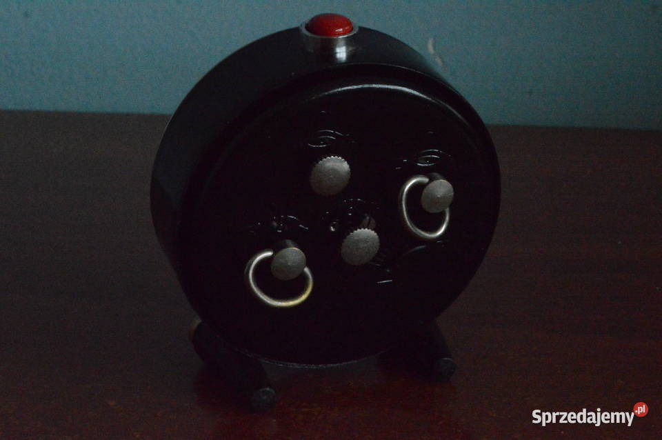 KOLEKCJONERSKI CZARNY BUDZIK SLAVA 11 JEWELS śląskie Zawiercie