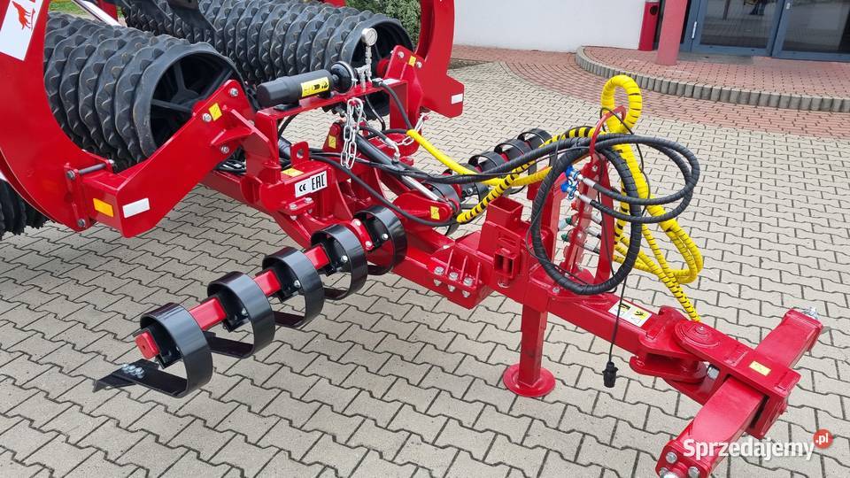 Wał uprawowy z włóką hydr 62m 530 mm wał Wały