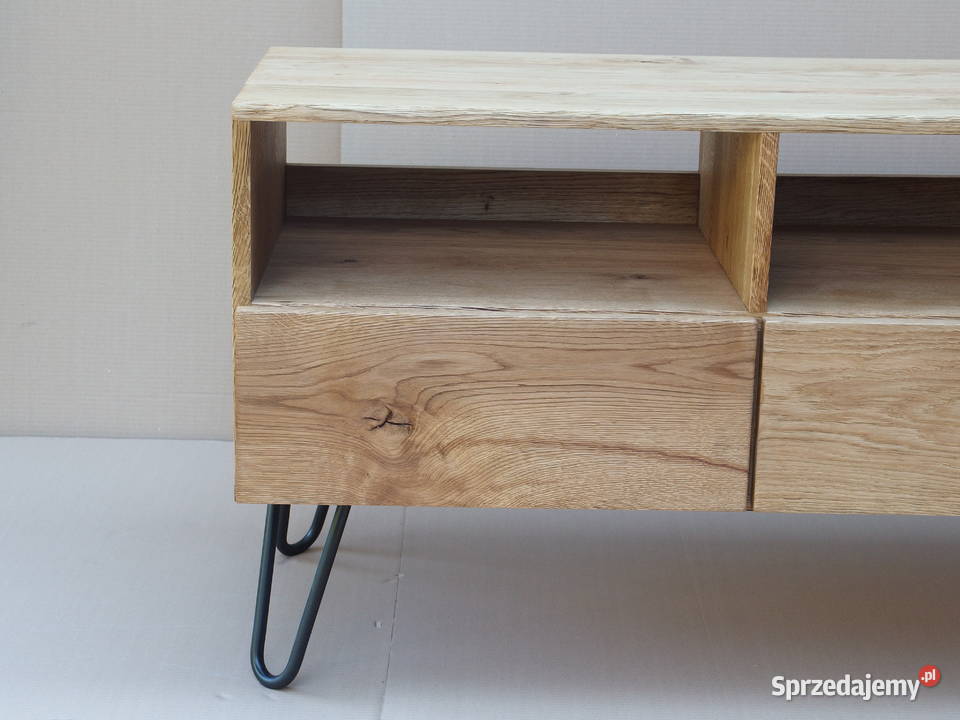 Regał półka rtv dąb lity loft Radomsko sprzedam