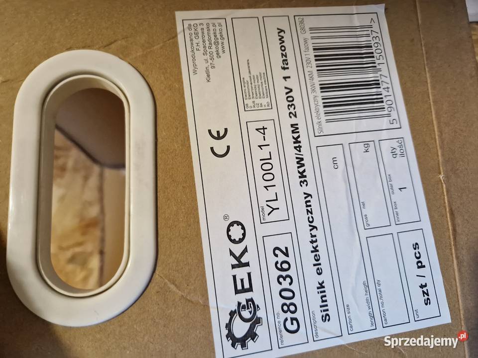 SILNIK ELEKTRYCZNY 230V 3kW 4 JEDNOFAZOWY Głogowa