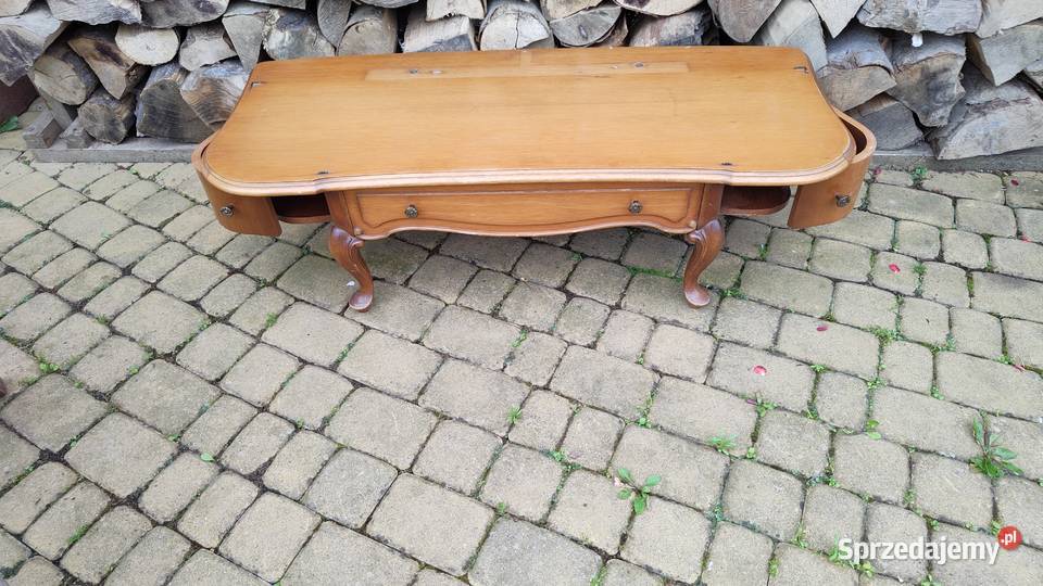 Toaletka drewniana na giętych nóżkach konsola Rzeszów