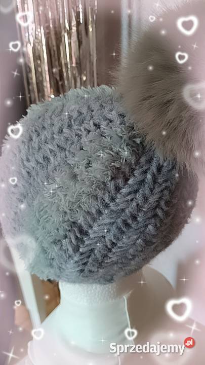 Czapka jesienna moja praca ręczna na szydełku Jasienica sprzedam